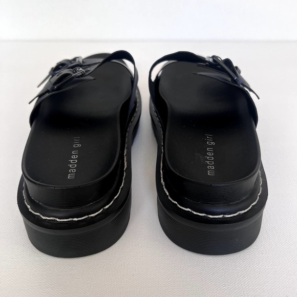Madden Girl Shoes Madden Girl Sz Dizzy Chunky Platform Buckle Slide